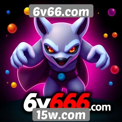 Variedade de jogos disponíveis em 6v66.com